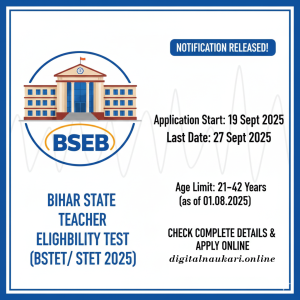 Bihar STET Apply Online 2025