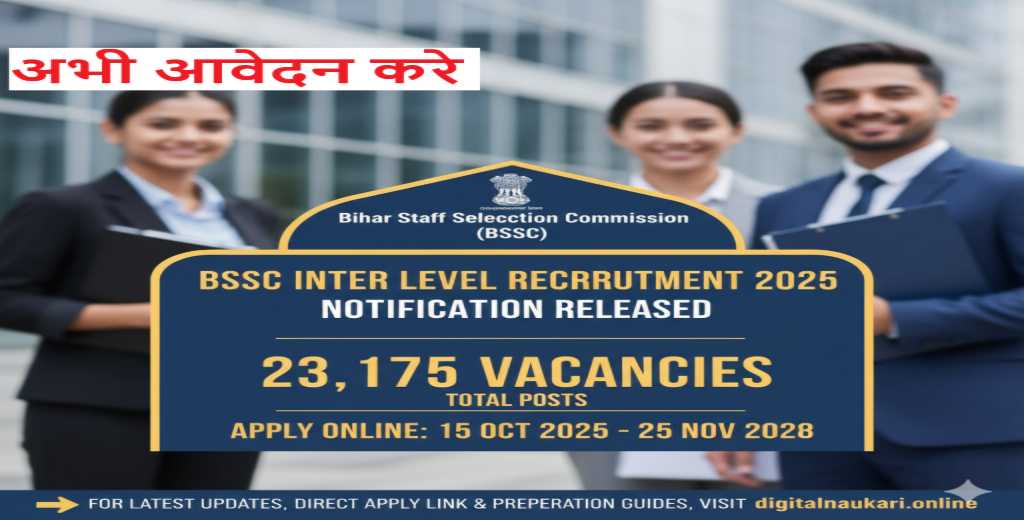 BSSC Inter Level Recruitment 2025BSSC Inter Level Recruitment 2025