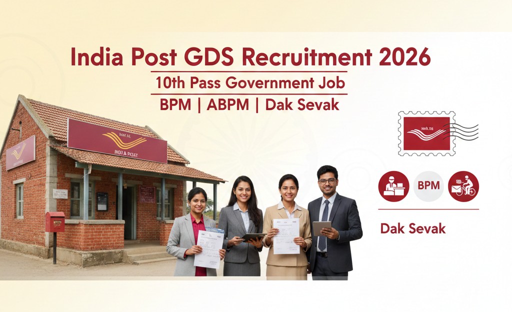India Post GDS Recruitment 2026 Apply Online